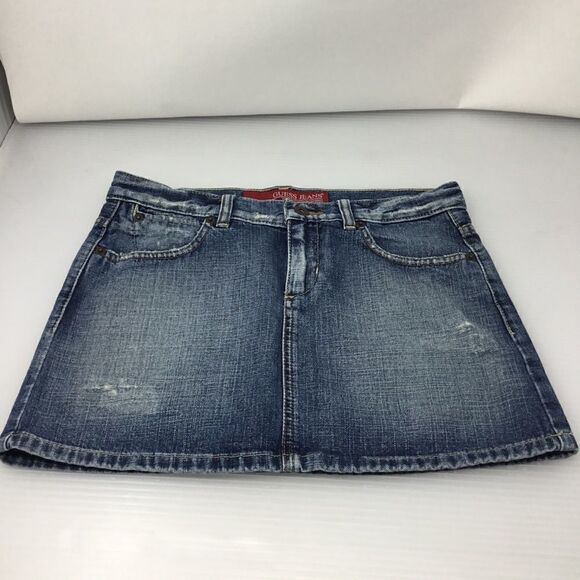 Guess Jeans Desctructed Mini Skirt (UC10) - Picture 1 of 4